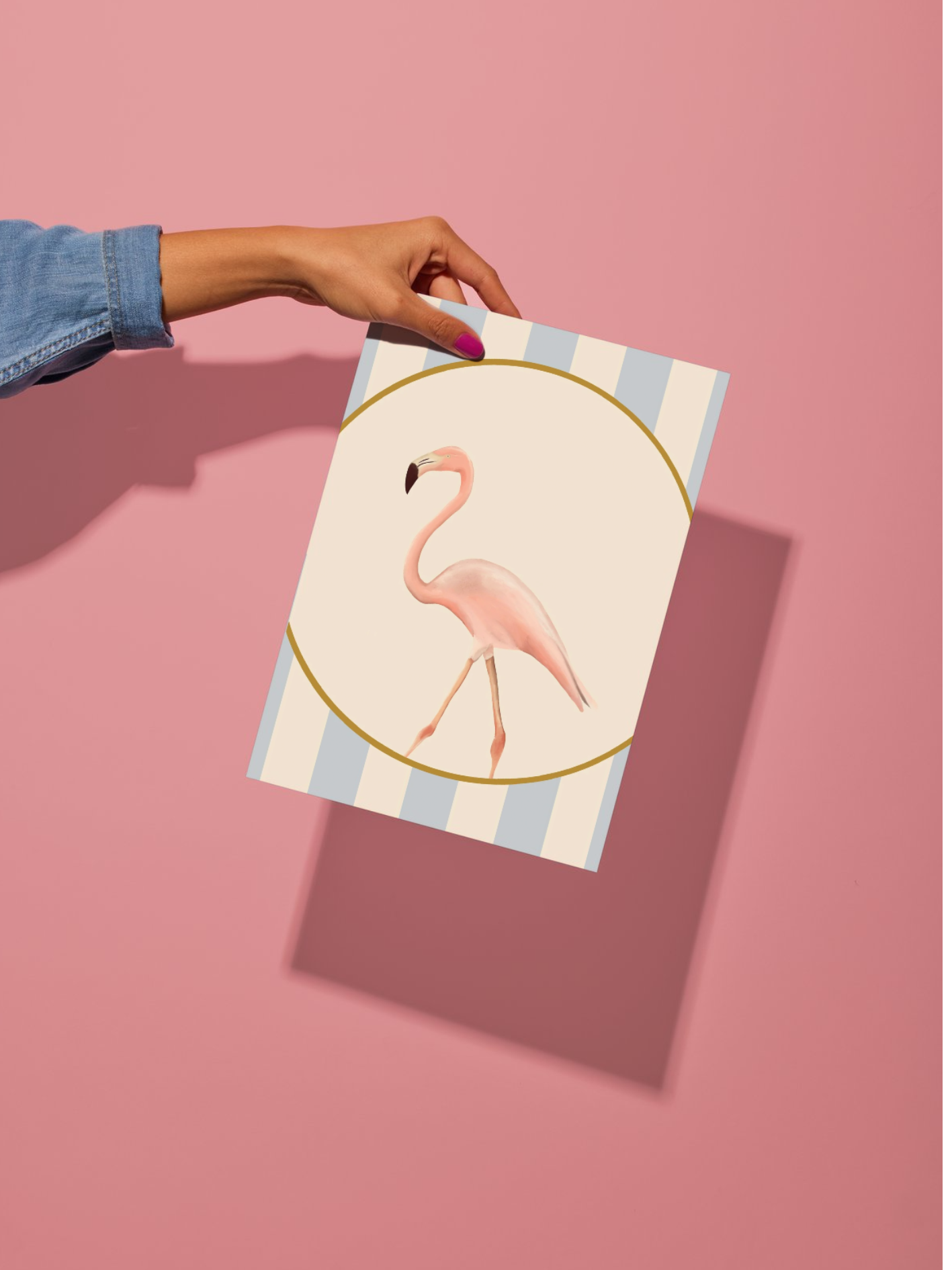 Portrait of a Flamingo