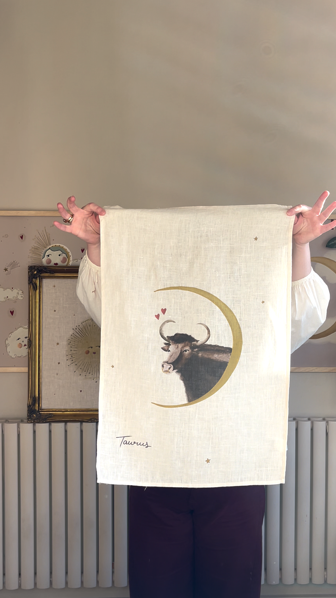 Linen Tea Towel "Taurus"