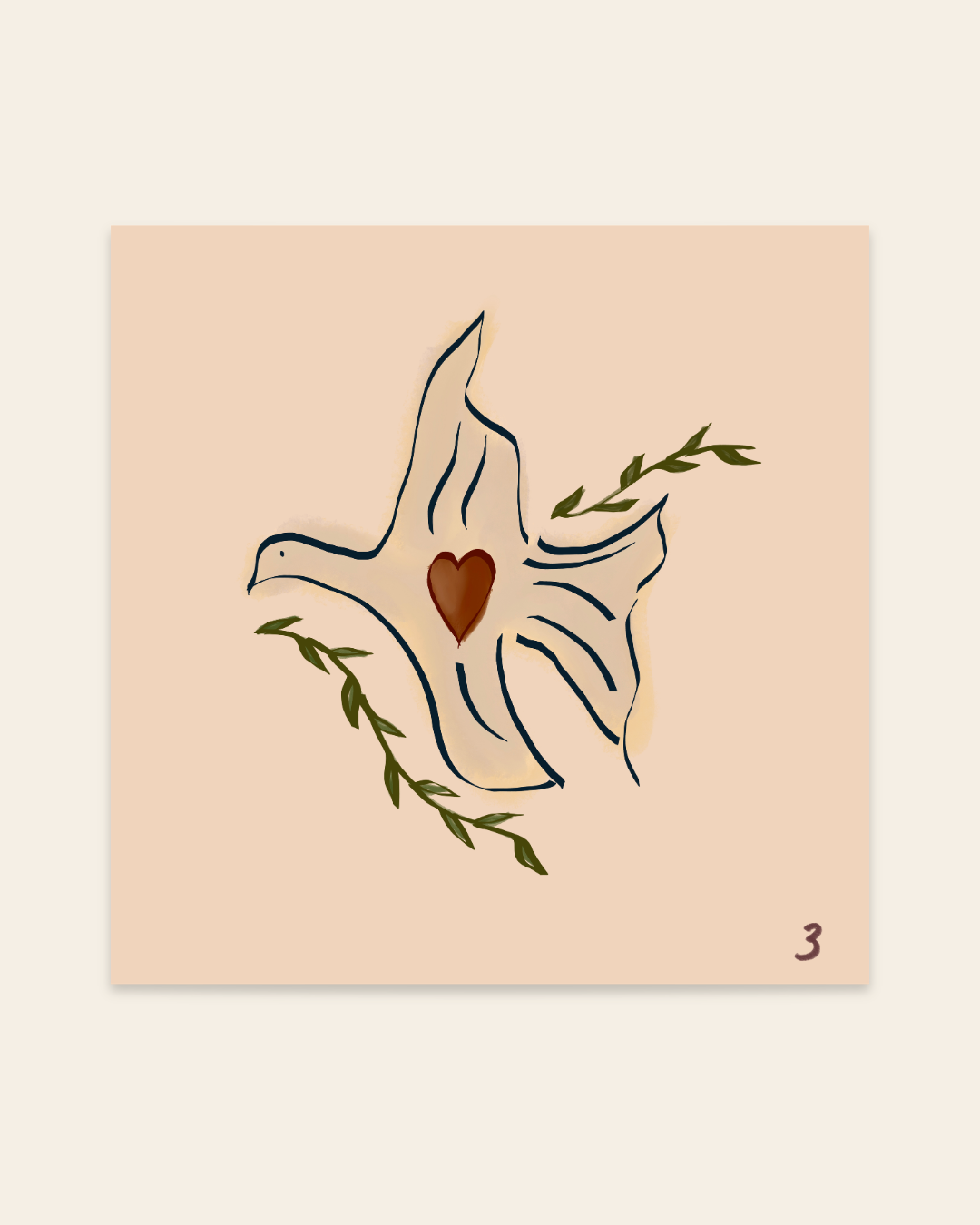 Bird No 3 - Giclee Art Print