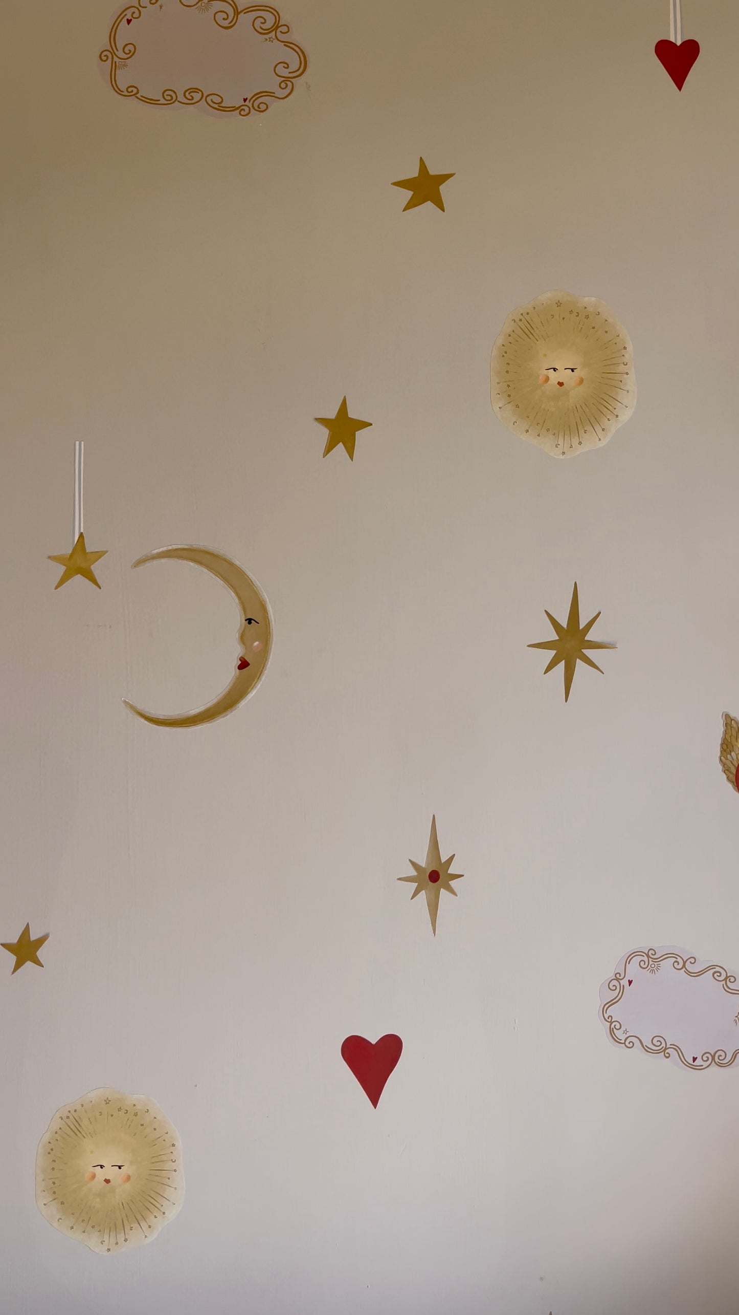 "Celestial Dream" - Fabric Wall Stickers