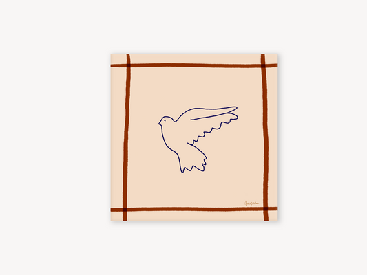 Bird of Peace art print, additional product photo of the design