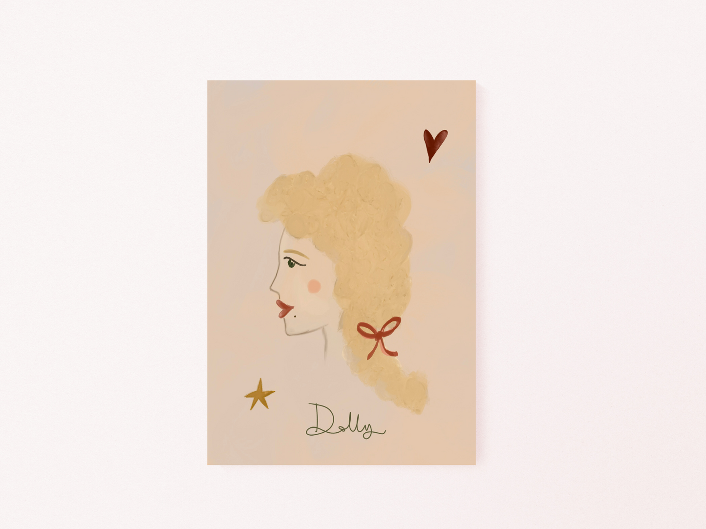 Dolly Parton cowgirl aesthetic western art print poster