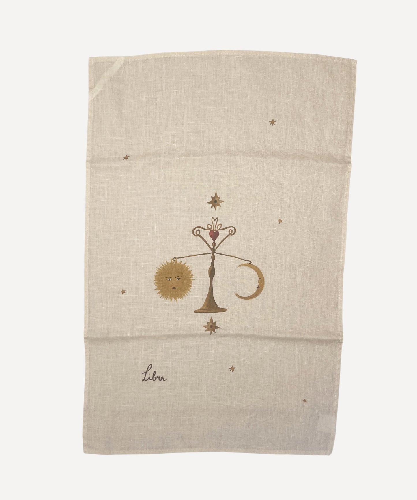 Linen Tea Towel "Libra"