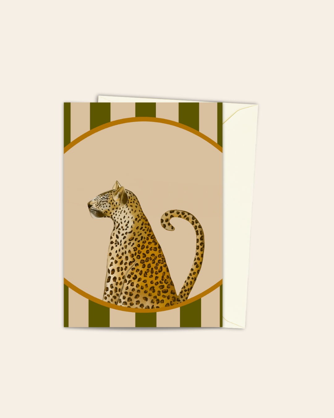 Portrait of a Leopard card