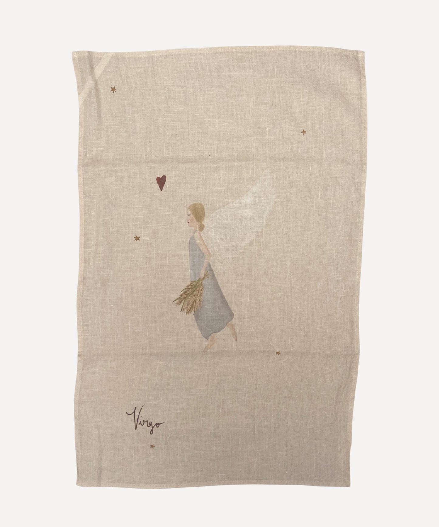 Linen Tea Towel "Virgo"
