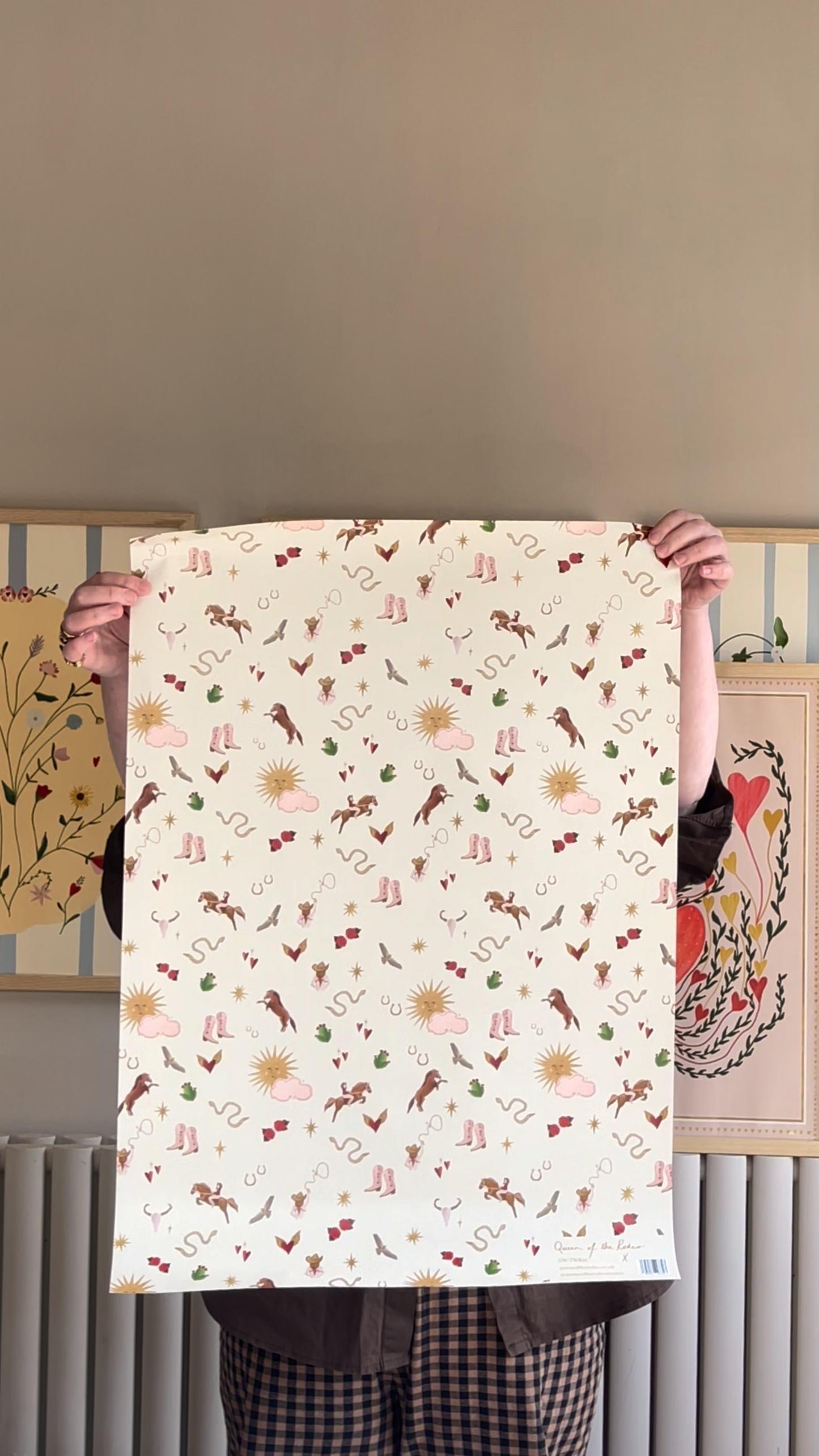 Wild Rodeo Gift Wrap Sheet (3 sheets)
