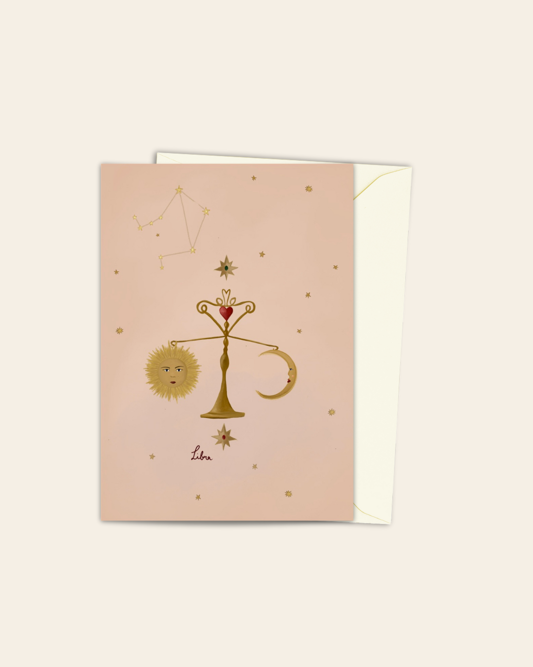 Libra Zodiac card