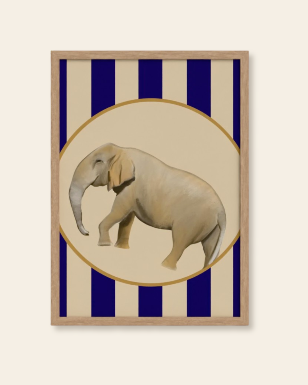 Portrait of an Elephant Art Print