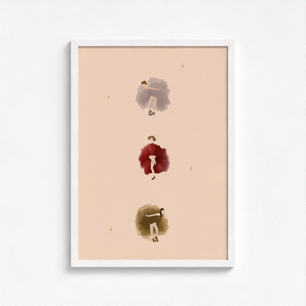 The Ladies that Can-Can Art Print