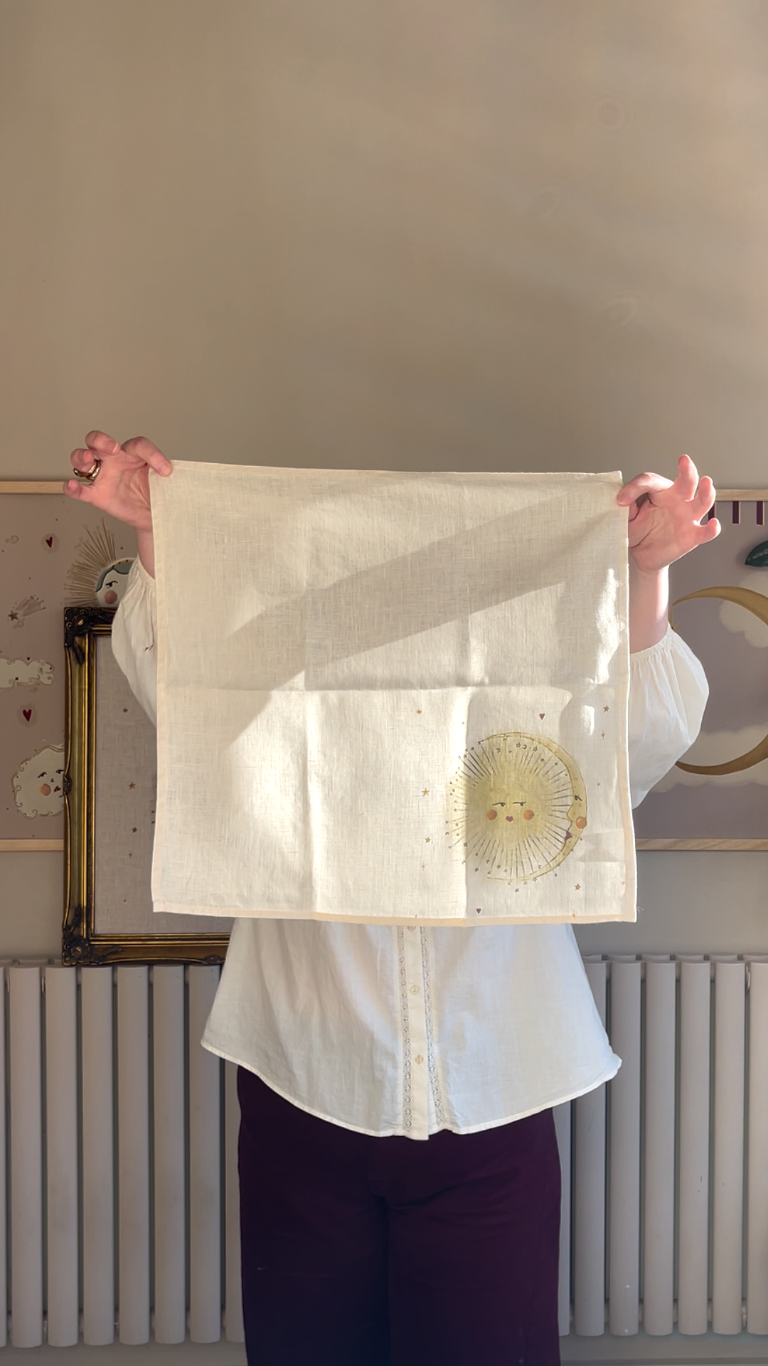 Linen Dinner napkins - Celestial (Set of 2)