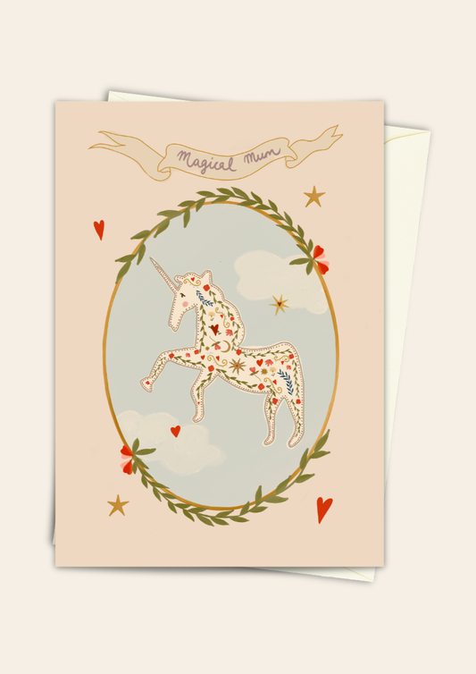 Magical Mum Unicorn Greeting Card