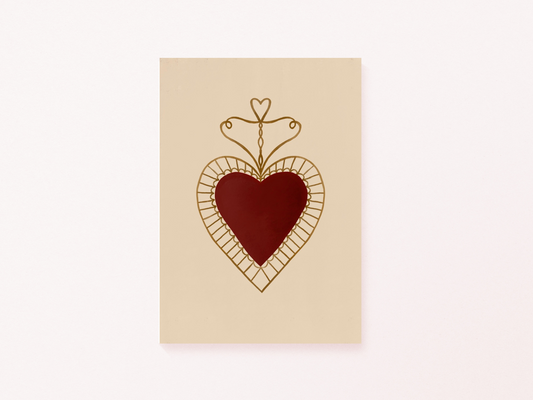 Love Heart art print — additional product photo of the design
