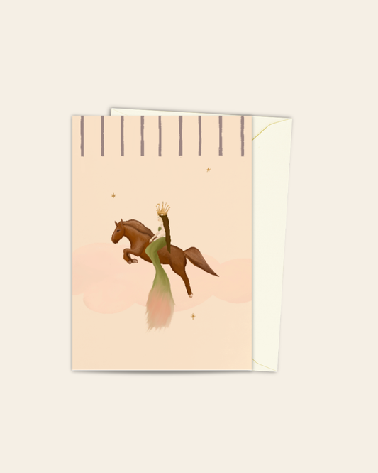 Mermaid on Horseback Greeting Card