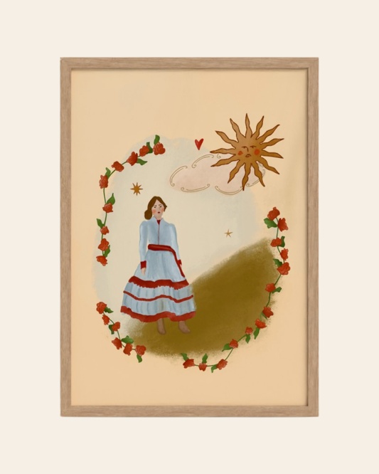 Giclee Art Print - Rosa