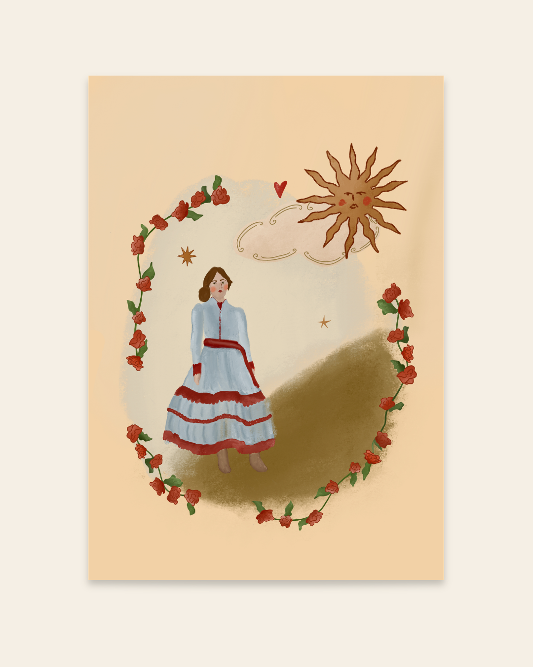 Giclee Art Print - Rosa