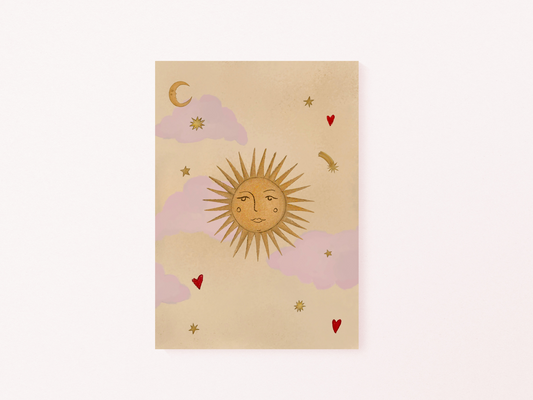 Le Soleil art print — additional product photo of the design