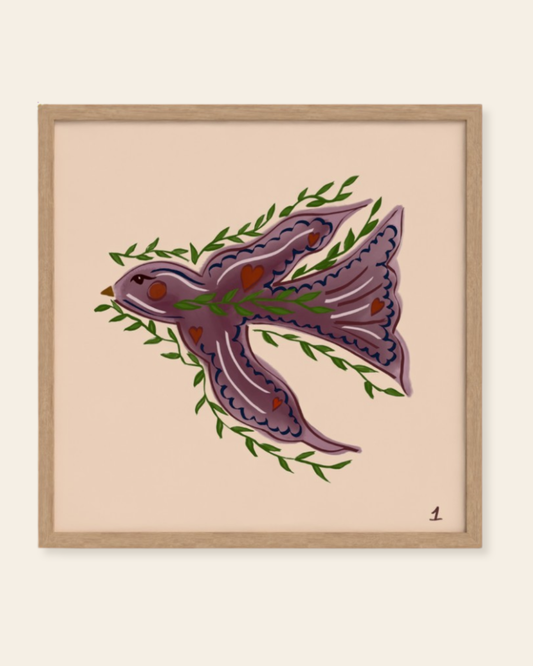 Bird No 1 - Giclee Art Print