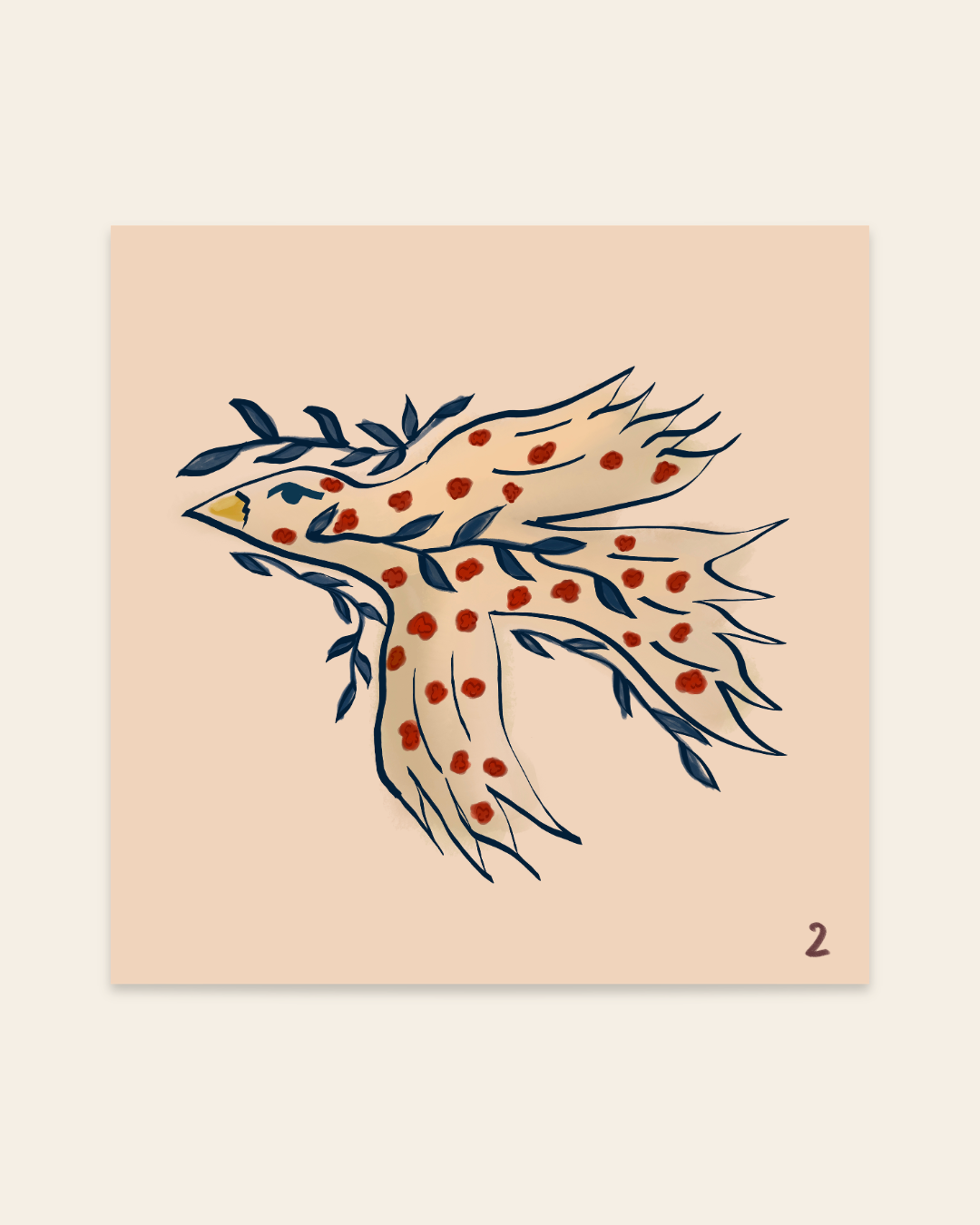 Bird No 2 - Giclee Art Print