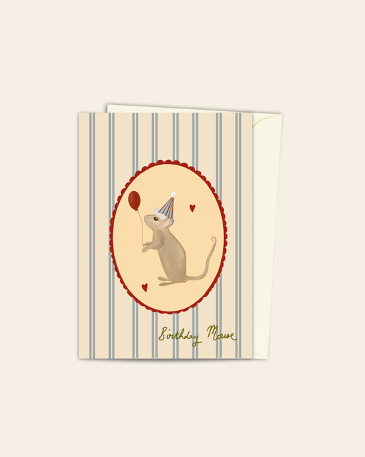 Birthday Mouse card