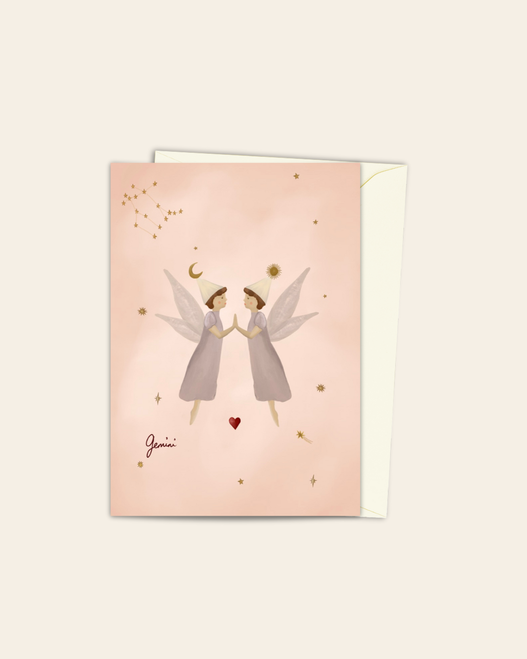Gemini Zodiac card