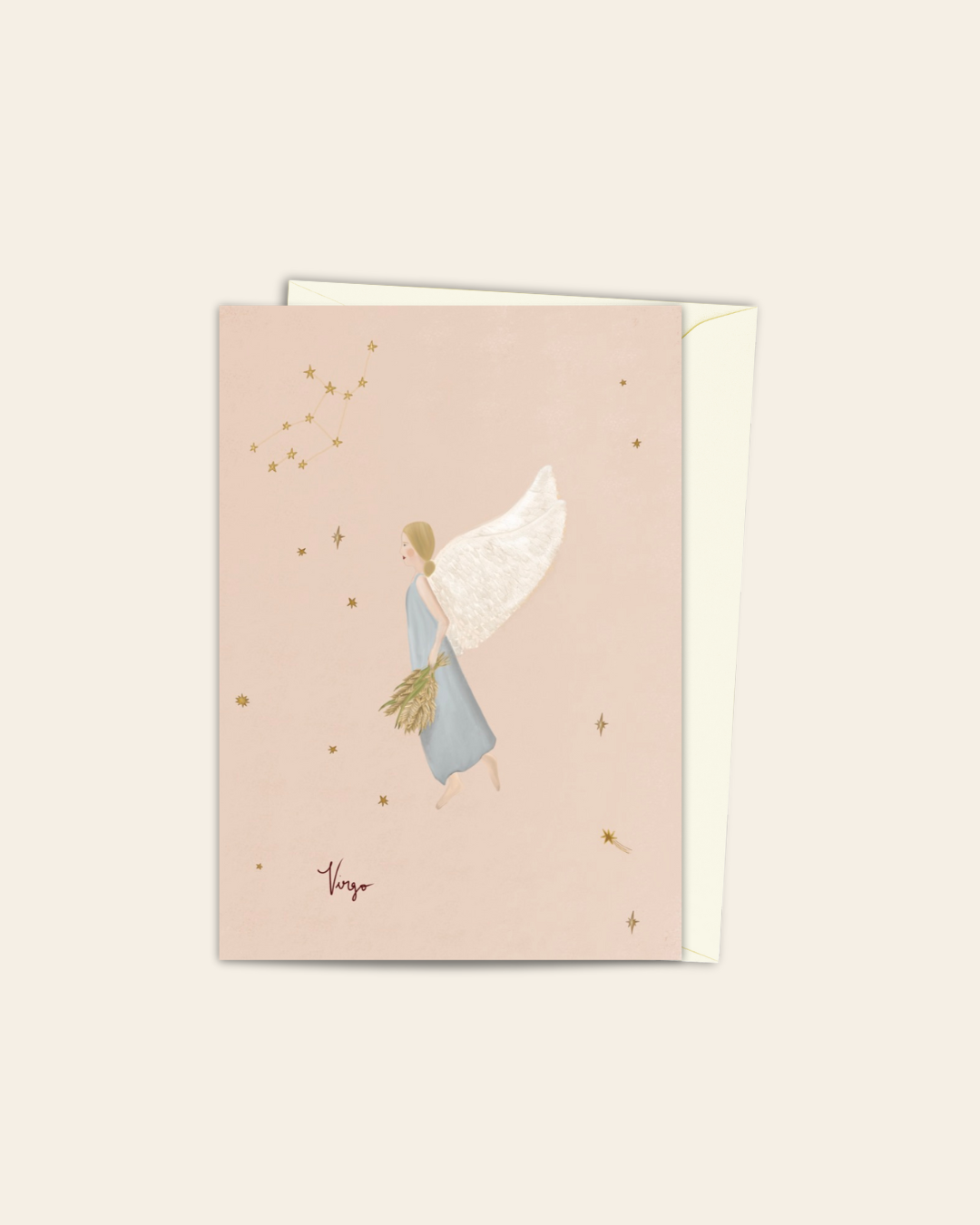 Virgo Zodiac card