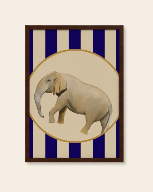 Portrait of an Elephant Art Print