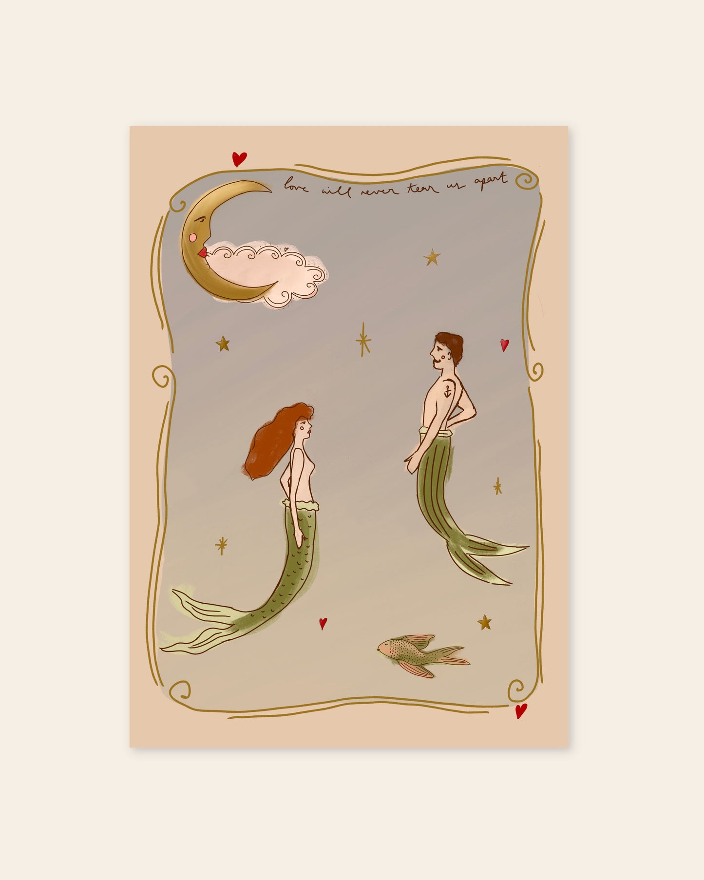 Love Will Never Tear Us Apart Art Print